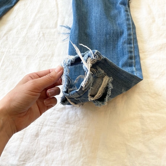 CELLO light wash mid rise distressed denim jeans - Picture 12 of 15